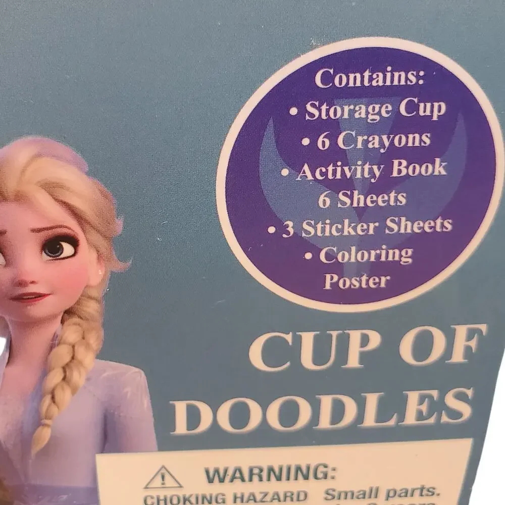 Disney Frozen Cup of Doodles Disney Frozen Art Projects Crafting Project For Kid